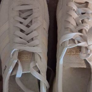 Adidas Off-White Lace-Up Sneakers